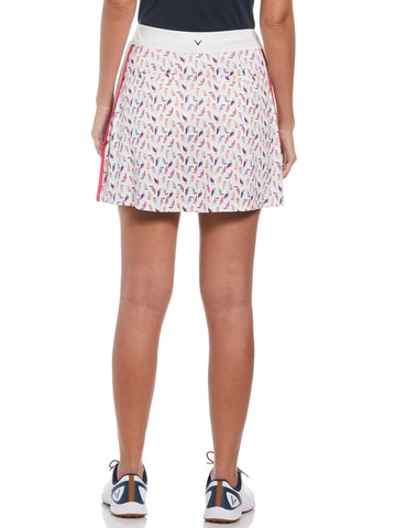 Callaway White Parrot Print Golf Skort Size XL MSP$88