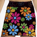 New Skort Obsession Night Daisies Black Golf Skort Size S MSP$72-1