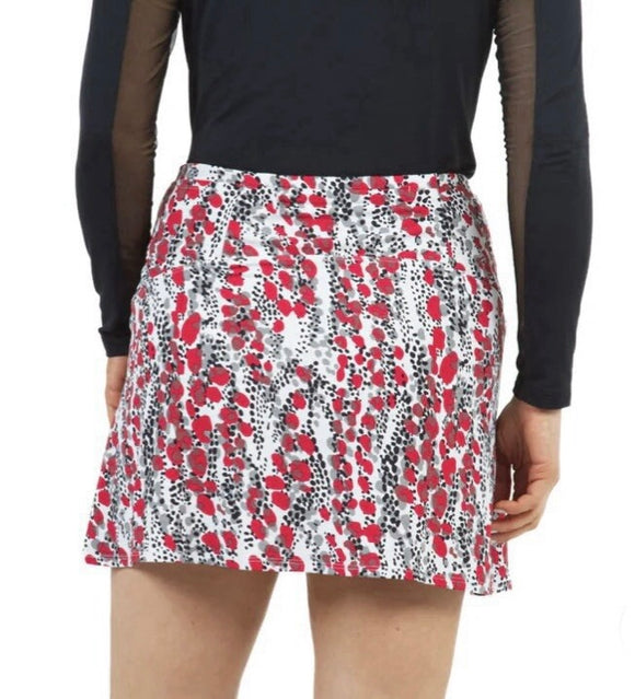 Ibkul Kamila Print Swing Skort Size XS