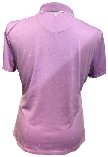 Callaway Women's Purple Short Sleeve Golf Top w/White Accents Size XL - 0