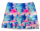 Tzu Tzu Women's Blue & Pink Watercolor Print Golf Skort Size M-1