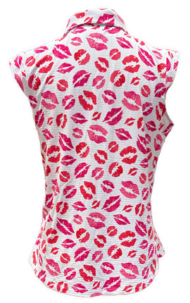 Ibkul  - Lipstick Kisses Sleeveless Size L - 0