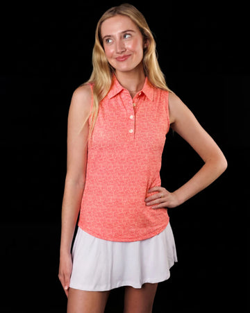 New Sunday Swagger Shore Thing Sleeveless Golf Top