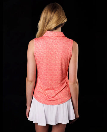 New Sunday Swagger Shore Thing Sleeveless Golf Top - 0
