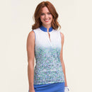 New EP NY Sleeveless Sponge Tile Print Golf Polo MSP$84-3