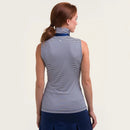 New EP NY Navy Stripe Sleeveless Golf Polo MSP$84-2
