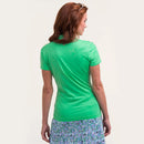 New EP NY Short Sleeve Green Mandarin Collar Golf Polo Size S MSP$84-2