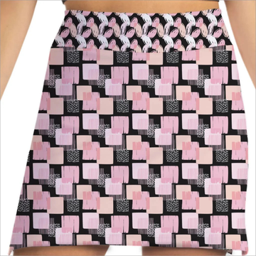 New Skort Obsession Checked Out Pink Skort