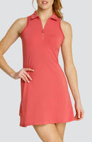 New Tail Activewear Suella 34" Dress - Cherry Rose-1