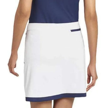Peter Millar White /Navy Wrap Golf SKort Size XS MSP$99 - 0