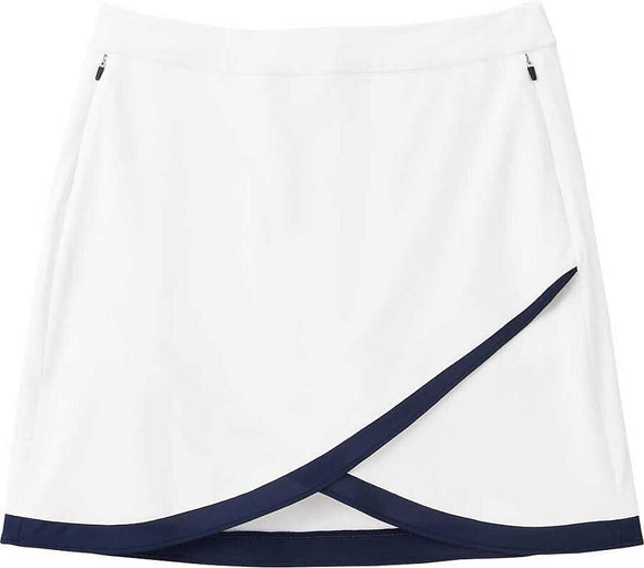 Peter Millar White /Navy Wrap Golf SKort Size XS MSP$99