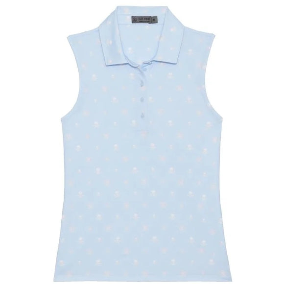 New G/Fore RGB Tech Jersey Sleeveless Golf Polo Size < MSP$110