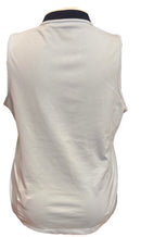 Puma Women's Light Blue Sleeveless Golf Top w/Navy Collar Size M-2