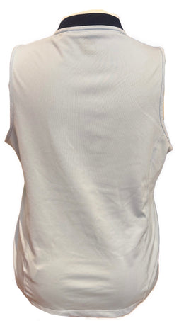 Puma Women's Light Blue Sleeveless Golf Top w/Navy Collar Size M - 0