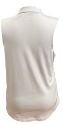 Nike Women's Light Gray Honeycomb Texture Sleeveless Golf Top Size XL-2