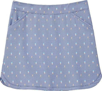 Peter Millar Dominoes Print Alice Petal Hem Skort Size M MSP$99