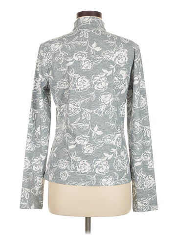 G/Fore Women's Peony Sketch Interlock Jacket - Heather Gray Size M MSP$225 - 0
