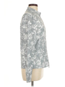 G/Fore Women's Peony Sketch Interlock Jacket - Heather Gray Size M MSP$225-3