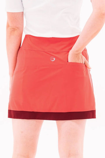 New Foray Golf Bonded Edge Fashion Faux Wrap Skirt Size M MSP$159 - 0