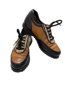 Women's Burberry Brown Leather Golf Shoes - Size 8 MSP$580-2