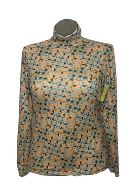 Swing Out Sister Mosaic Turtle Neck Size L