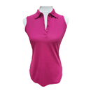 Greg Norman Women's Deep Pink Sleeveless Golf Top Size XS-1