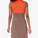 New Adidas Ultimate365 Tour Colorblock Golf Dress Earth Strata Brown Size S-2