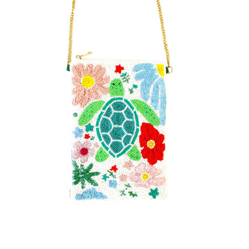 New Best of Golf America Phone Beaddie Crossbody - Sea Turtle