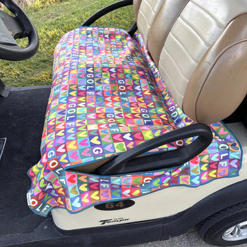 New Best of Golf America Golf Cart Seat Cover - On Par