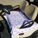 New Best of Golf America Golf Cart Seat Cover - Pineapple Flock-1