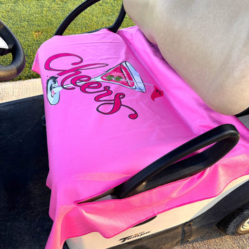 New Best of Golf America Golf Cart Seat Cover - Hot Pink Cosmos - 0