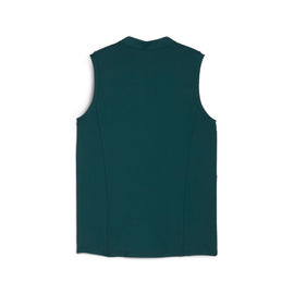 New Puma Women's Aerlon Mock Sleeveless Golf Polo- Green Terrain MSP$60 - 0