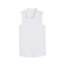 New Puma Women's White Houndstooth Sleeveless Golf Polo MSP$65-4