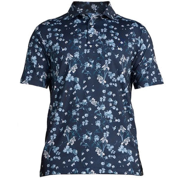 New Women's Bad Birdie Midnight Garden Golf Polo