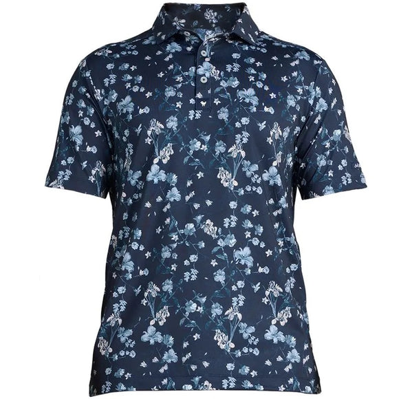 New Women's Bad Birdie Midnight Garden Golf Polo