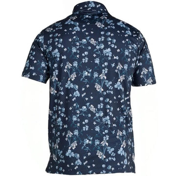 New Women's Bad Birdie Midnight Garden Golf Polo - 0