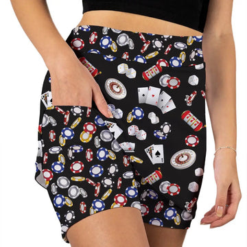 New Skort Obsession U Betcha Vegas Inspired Skort - 0