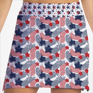 New Skort Obsession Star Spangled Pattern Skort