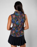 New Sunday Swagger Women's The Gambler Sleeveless Golf Polo-3