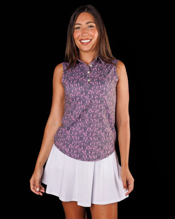New Sunday Swagger Sleeveless Golf Top - Pour Decisions
