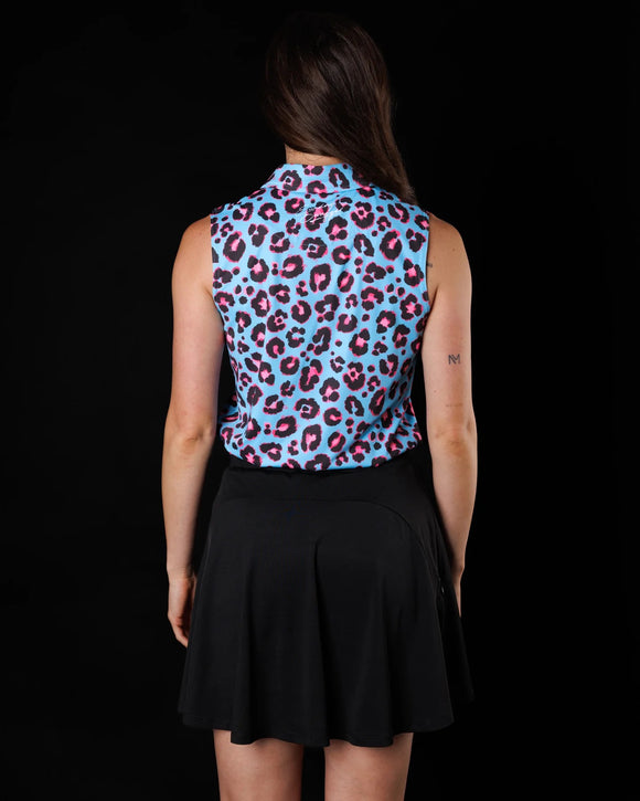 New Sunday Swagger Sleeveless Golf Top - Vice Cat