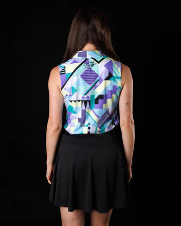 New Sunday Swagger Sleeveless Golf Top - Palooza - 0