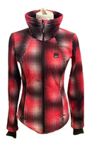 Bench Urbanwear Magenta & Black Full Zip Jacket Size S-1