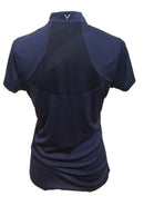 Callaway Opti-Dri Lime & White Wave Navy Polo Size M-2