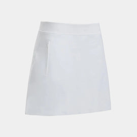 New G/Fore Women's Silky Nylon A-Line Golf Skort- Snow Size S MSP$145