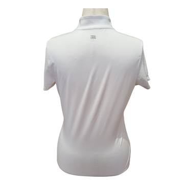 New Tail Activewear Chalk Nicah Short Sleeve Golf Top Size M MSP$91 - 0