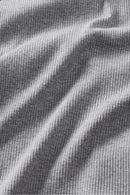 Fabletics Women's Classic Grey Heather High Neck Rib Built-in Bra Tank Size L MSP$50-3