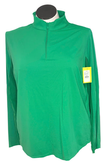 Ibkul Solid 1/4 Zip Sun Shirt Pullover