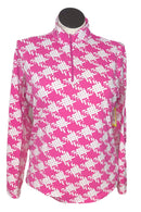 Ibkul Juno Print Adjustable Length Long Sleeve Sun Shirt Size XL-1