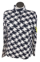 Ibkul Juno Print Adjustable Length Long Sleeve Sun Shirt Size XL-3